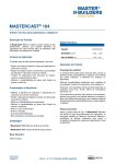MasterCast 104 (antigo Rheomix 104) - BASF - Ficha Técnica