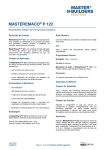 MasterEmaco P122 (antigo Emaco P22) - BASF - Ficha Técnica