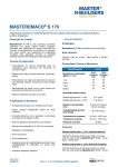 MasterEmaco S170 5H4 (antigo MasterEmaco S169-168) - BASF - Ficha Técnica