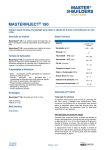 MasterInject 190 (antigo Concresive 90) - BASF - Ficha Técnica
