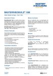 MasterRheobuild 1000 (antigo Rheobuild 1000) - BASF - Ficha Técnica